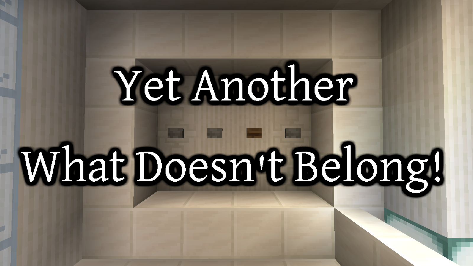 Descargar Yet Another "What Doesn't Belong" Map para Minecraft 1.14.2